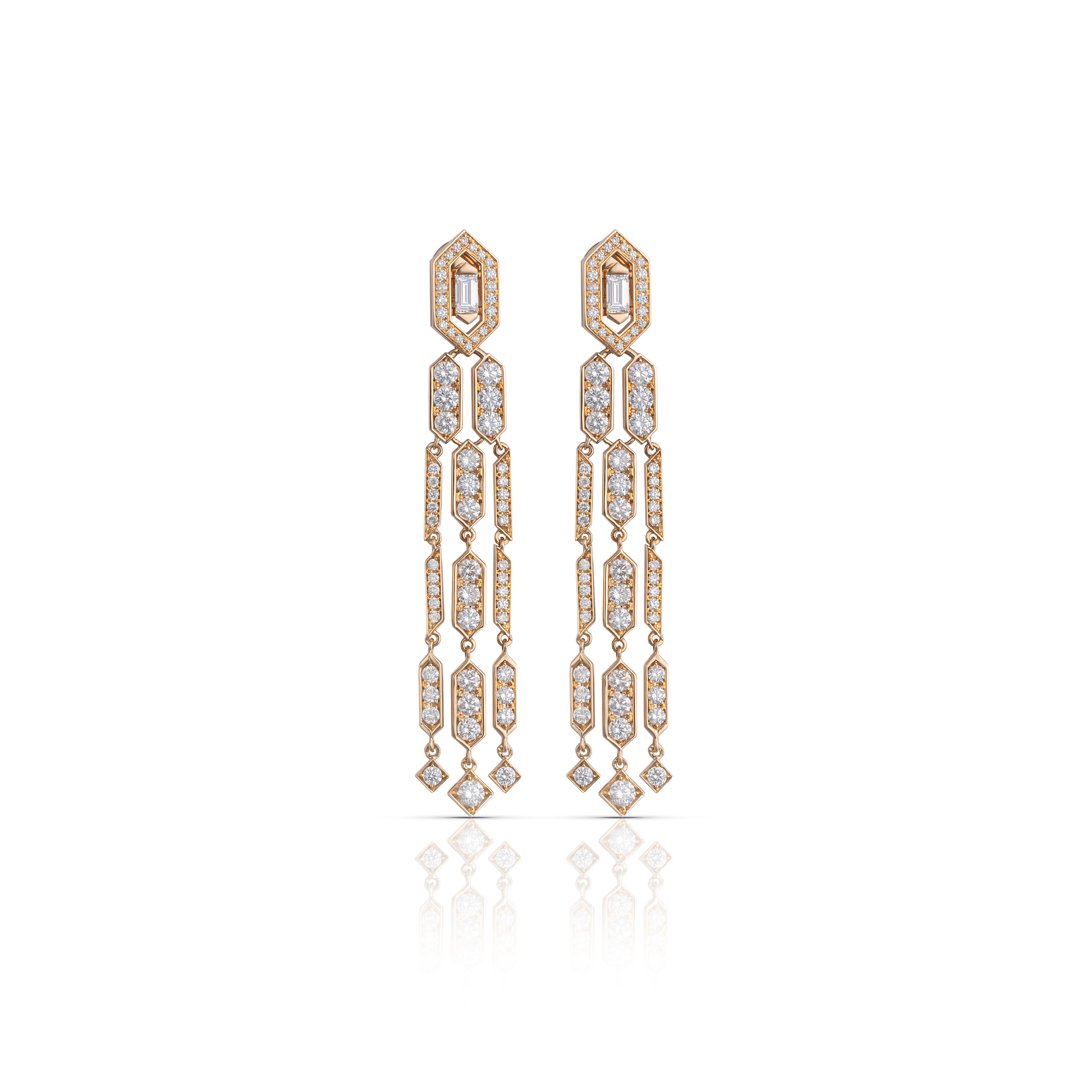 Statement chandelier earrings