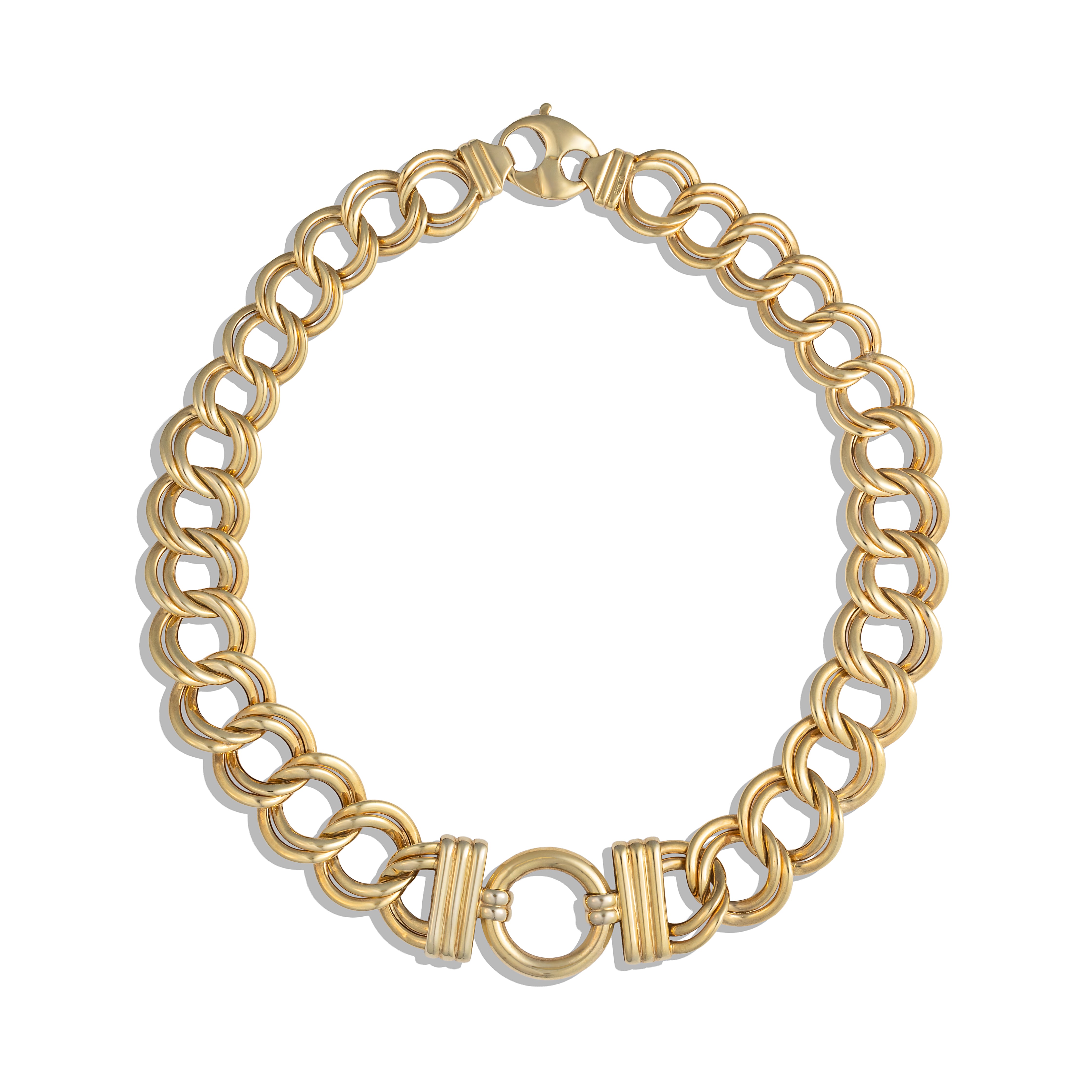 Curves Chain Necklace - Round