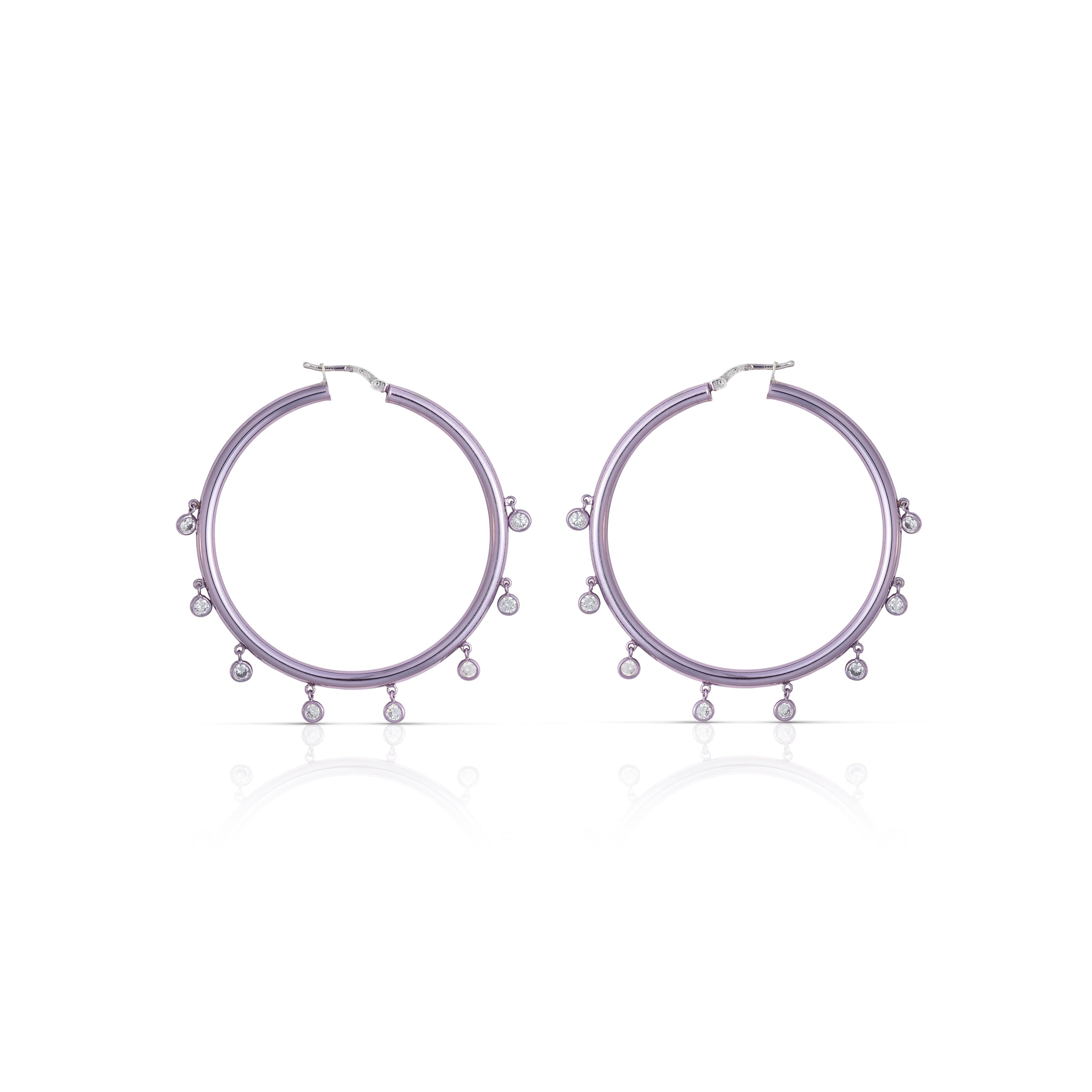 Psychedelics Earrings - Lavender