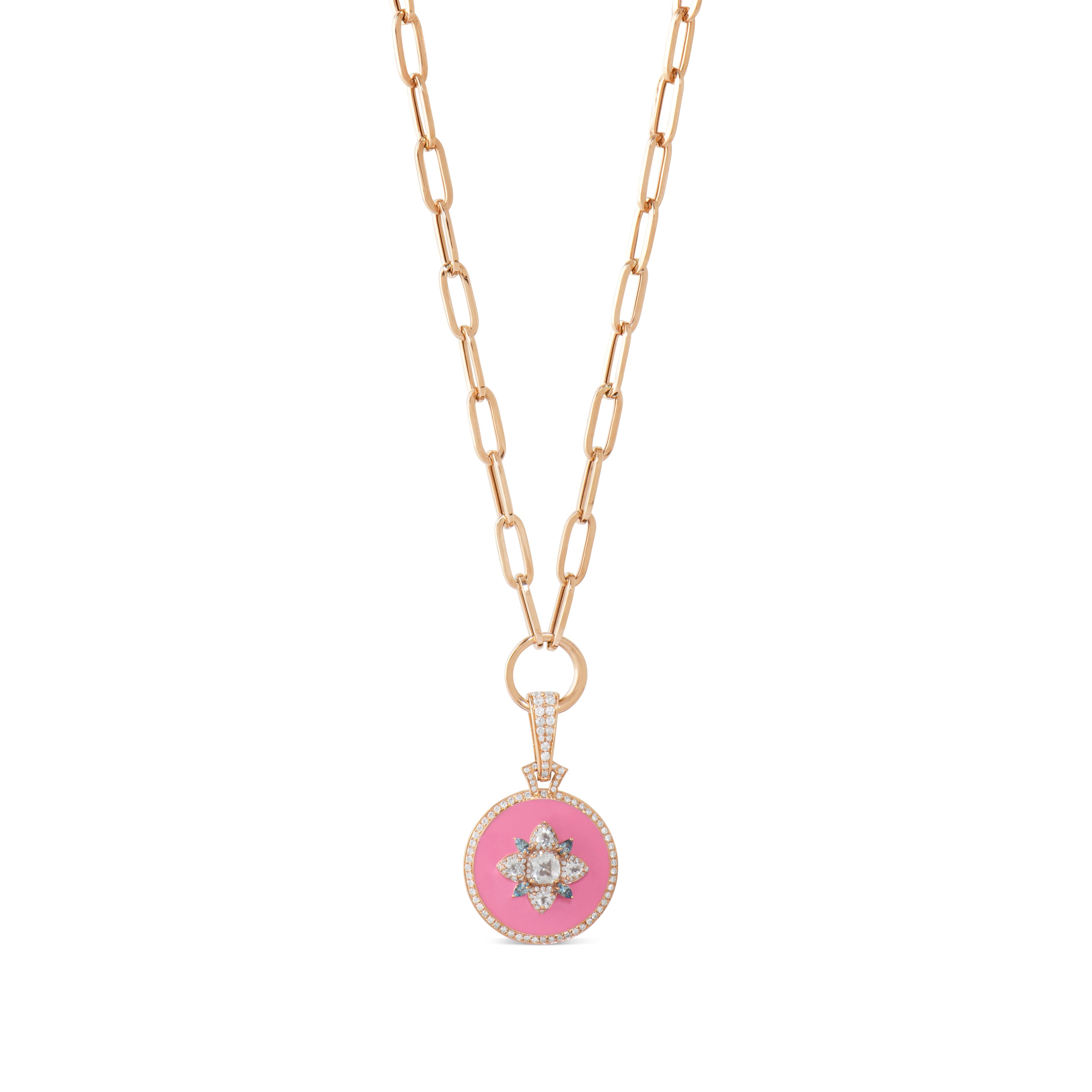 Empress Pendant - Topaz, Aquamarine