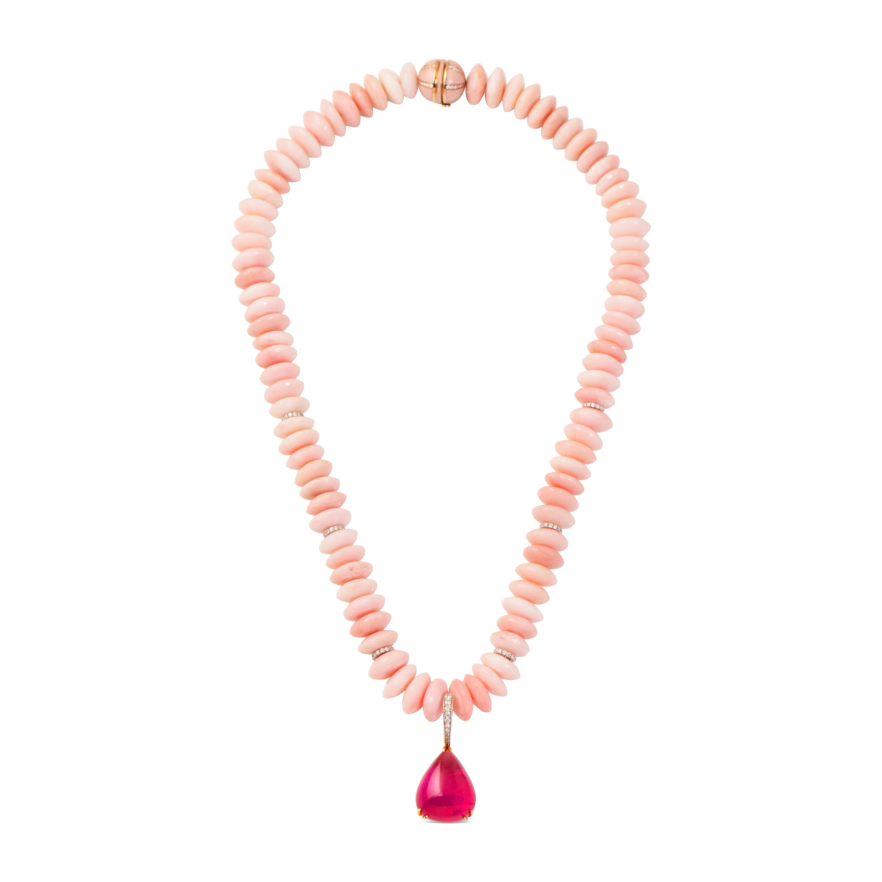 Kashmir gold necklace