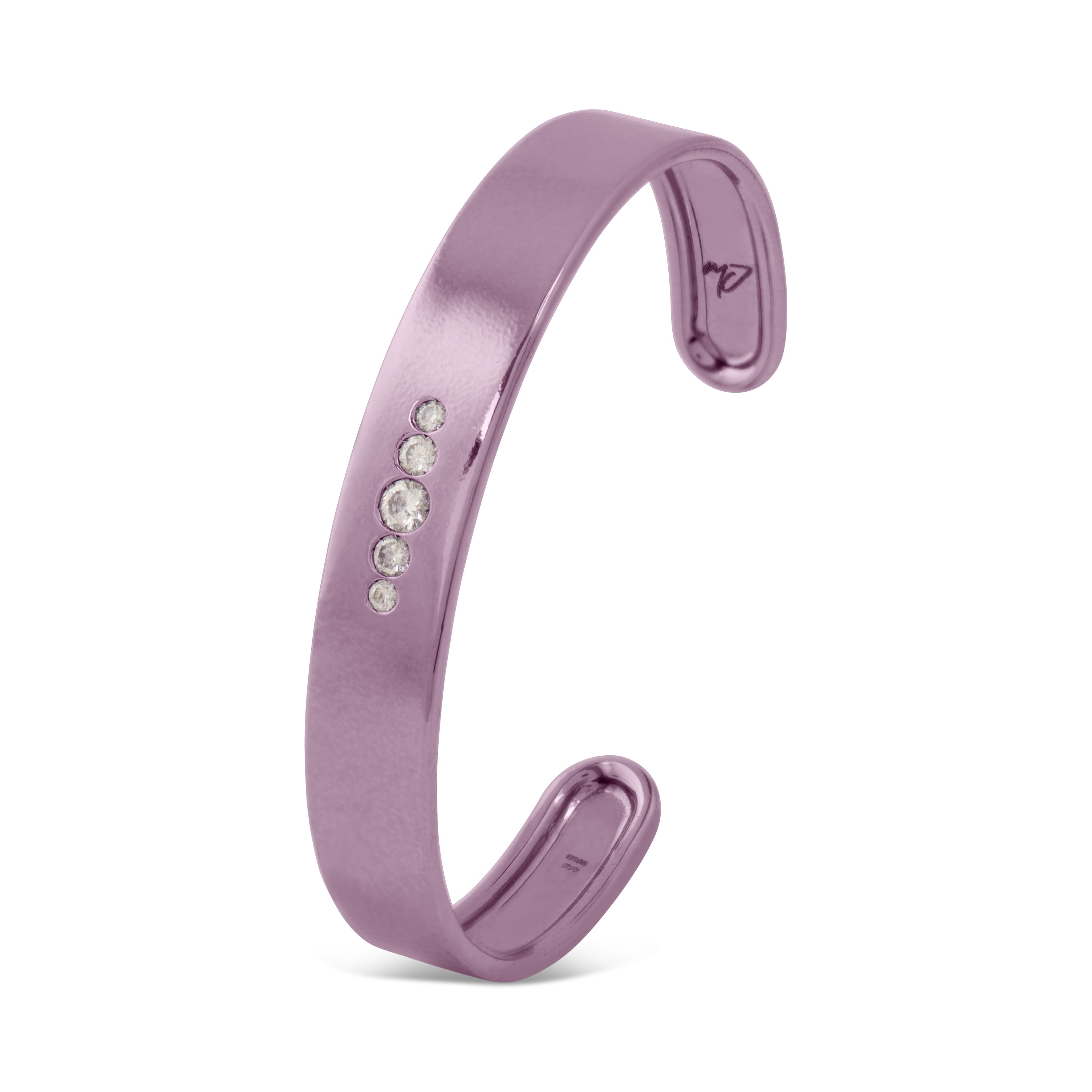 Curves Psychedelics Bangle - Lavender
