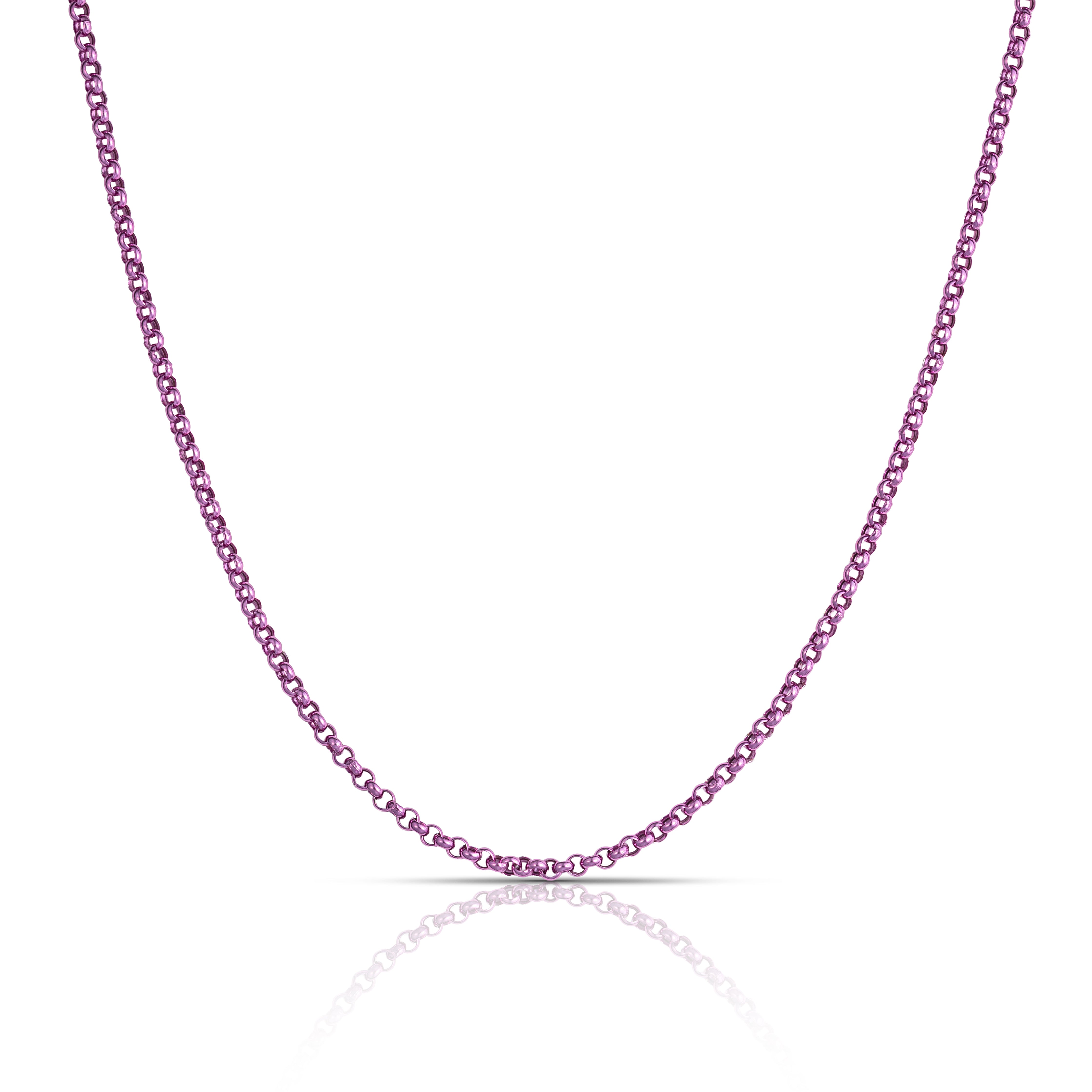 Curves Psychedelics Necklace - Fuchsia