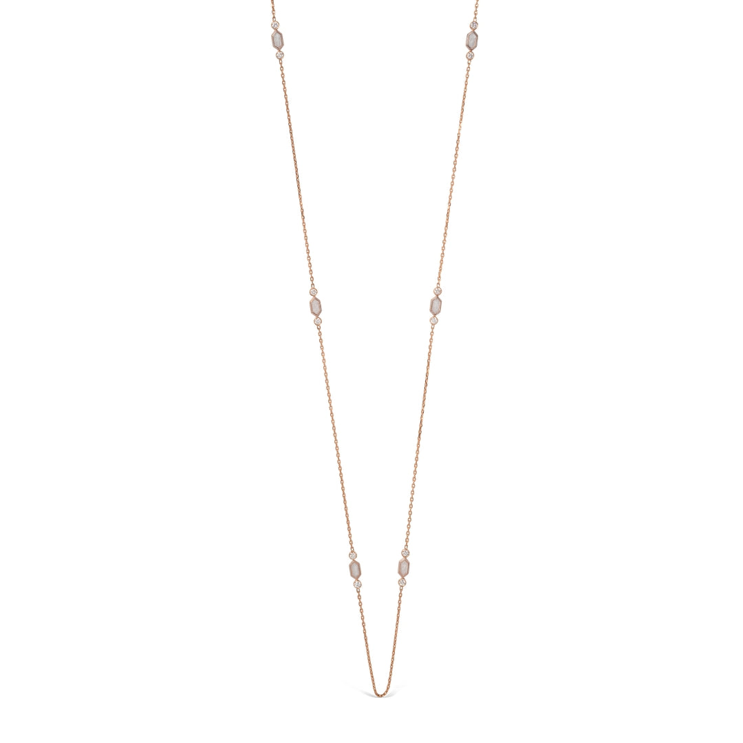 Granada Necklace - White Enamel