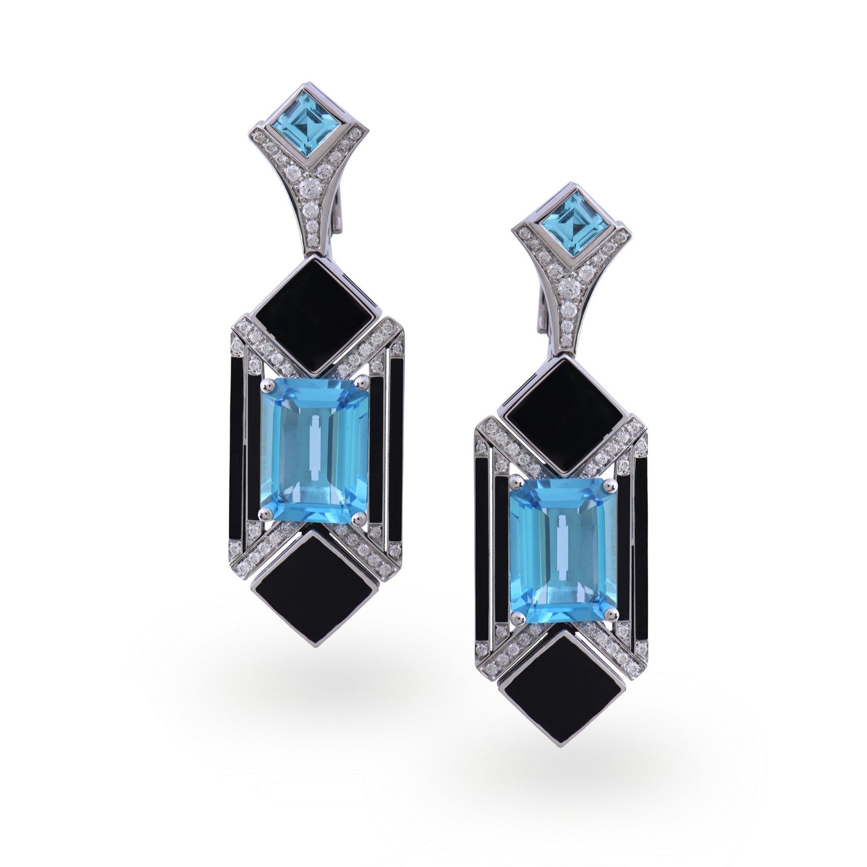 Minimalist designer earrings set