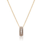 Curves gold Pendant 