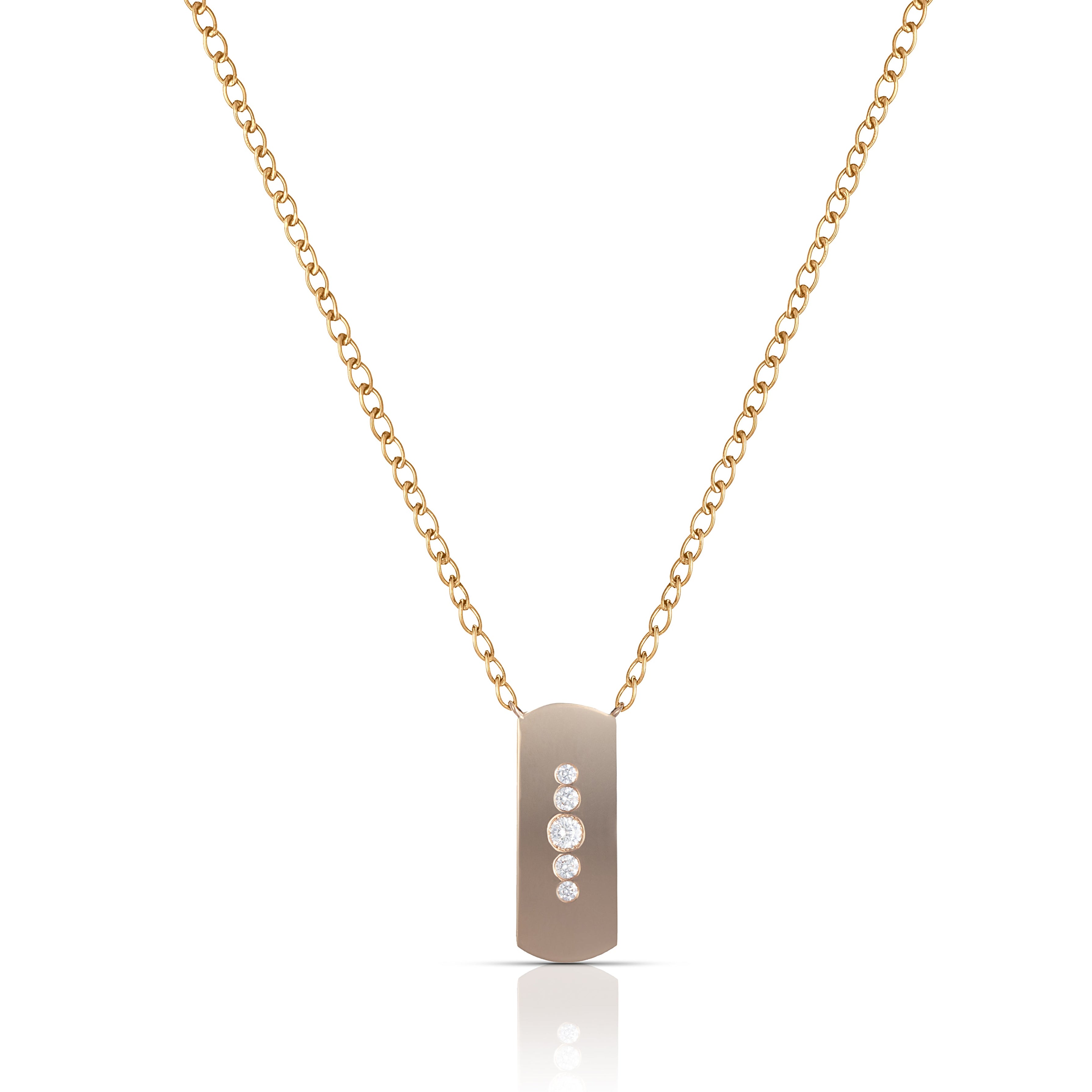 Curves gold Pendant 