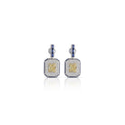 Luxury pearl dangle earrings