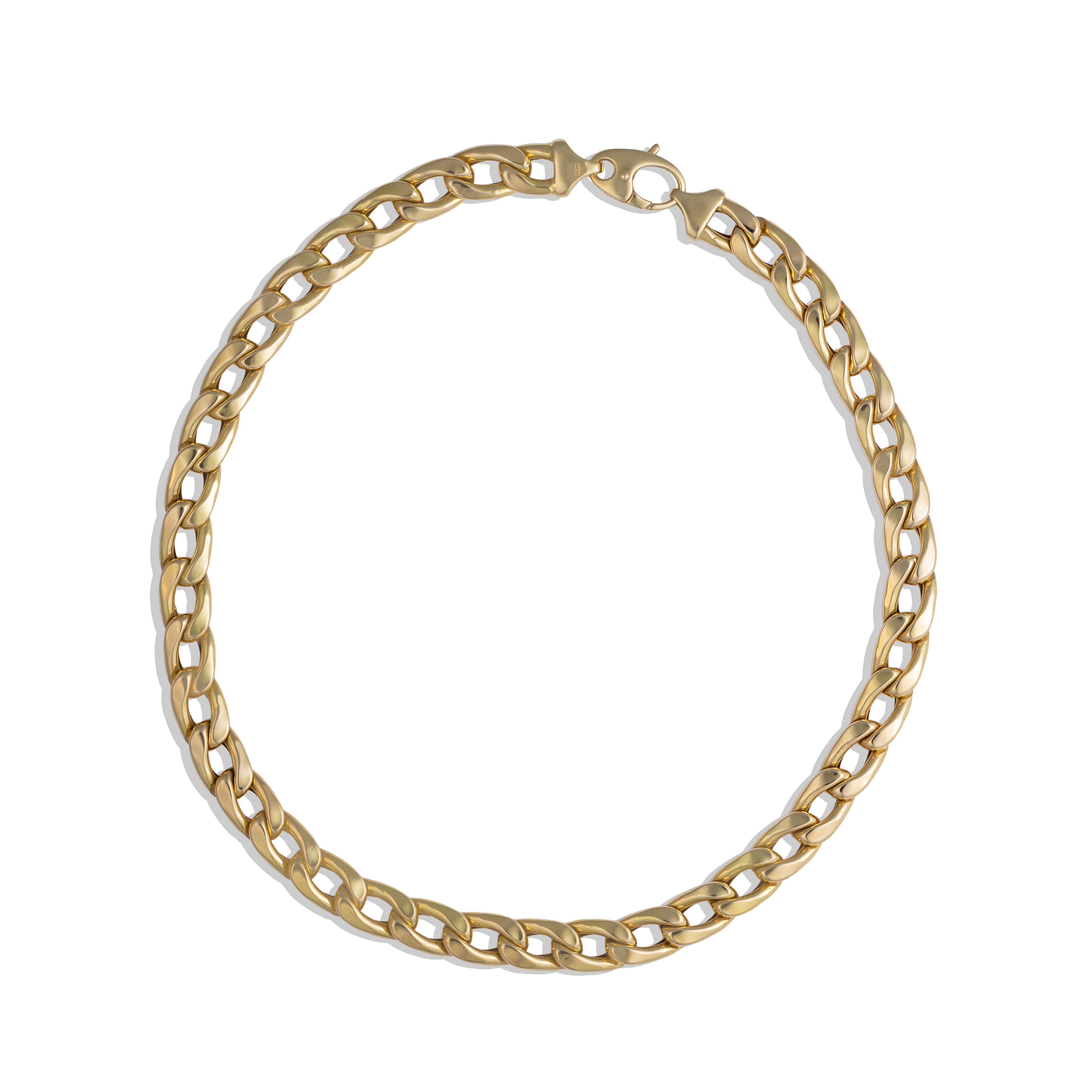 Curves Chain Necklace - Chunky