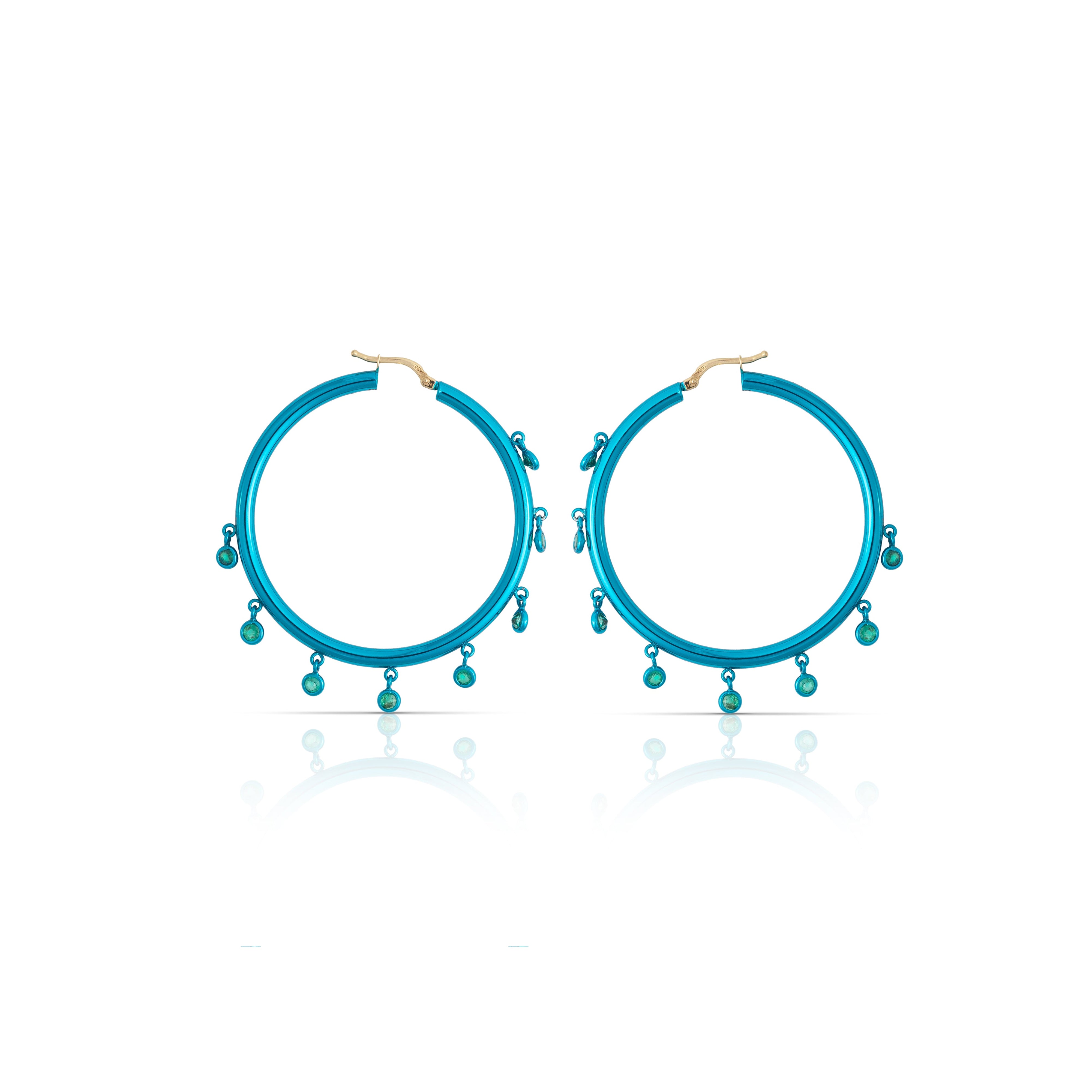 Psychedelics Earrings - Turquoise