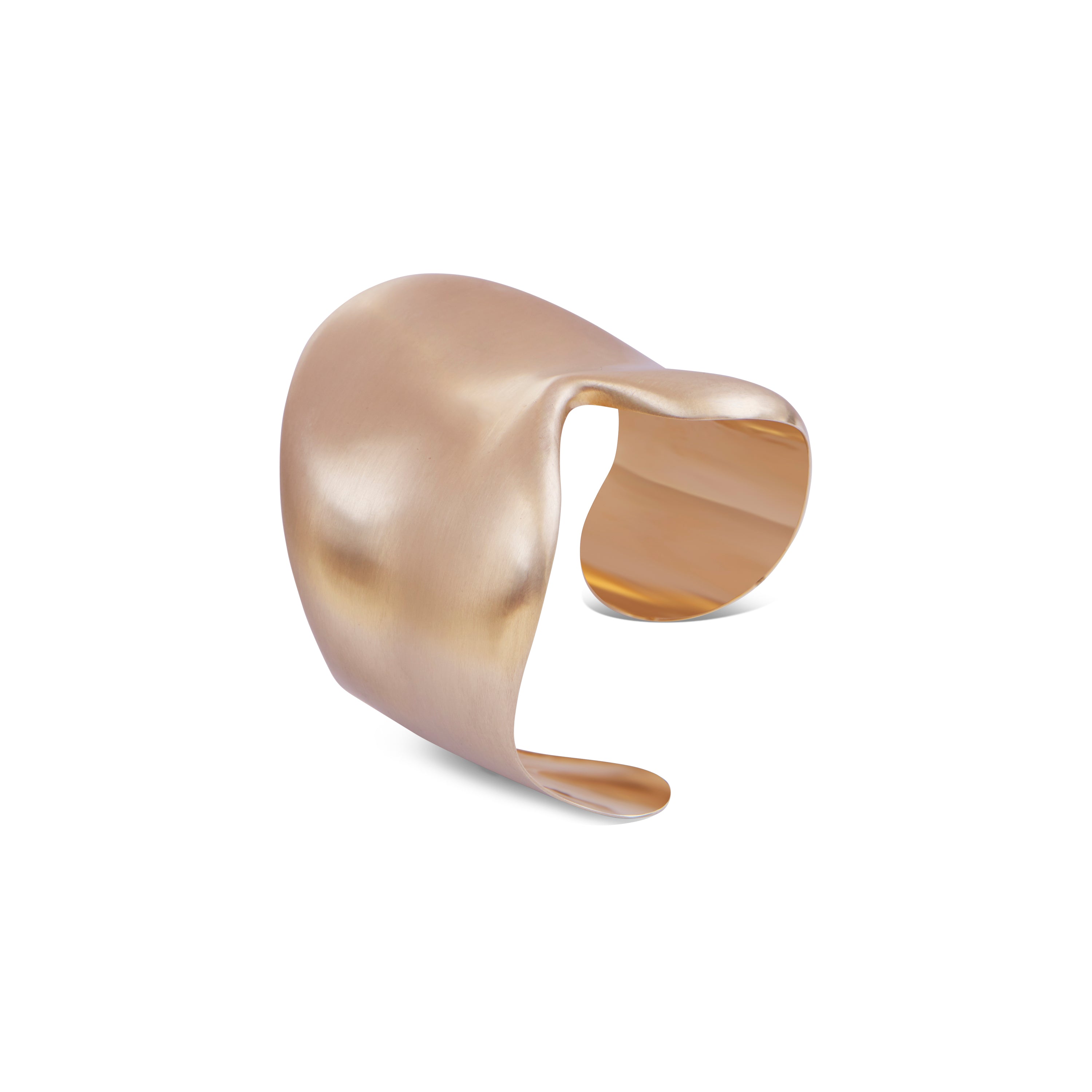 Curves XL Bangle in Yellow Gold