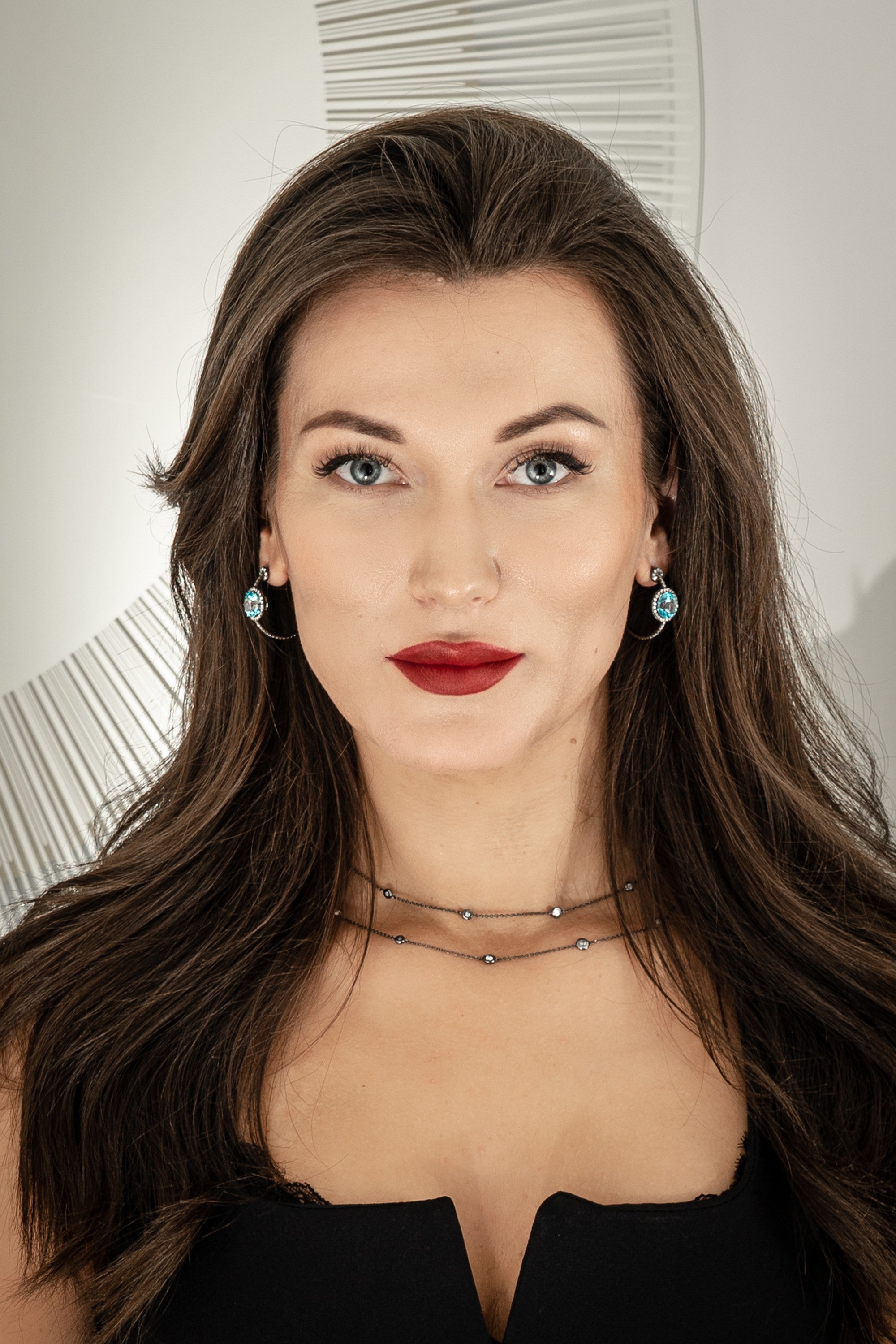 Topaz Hoops