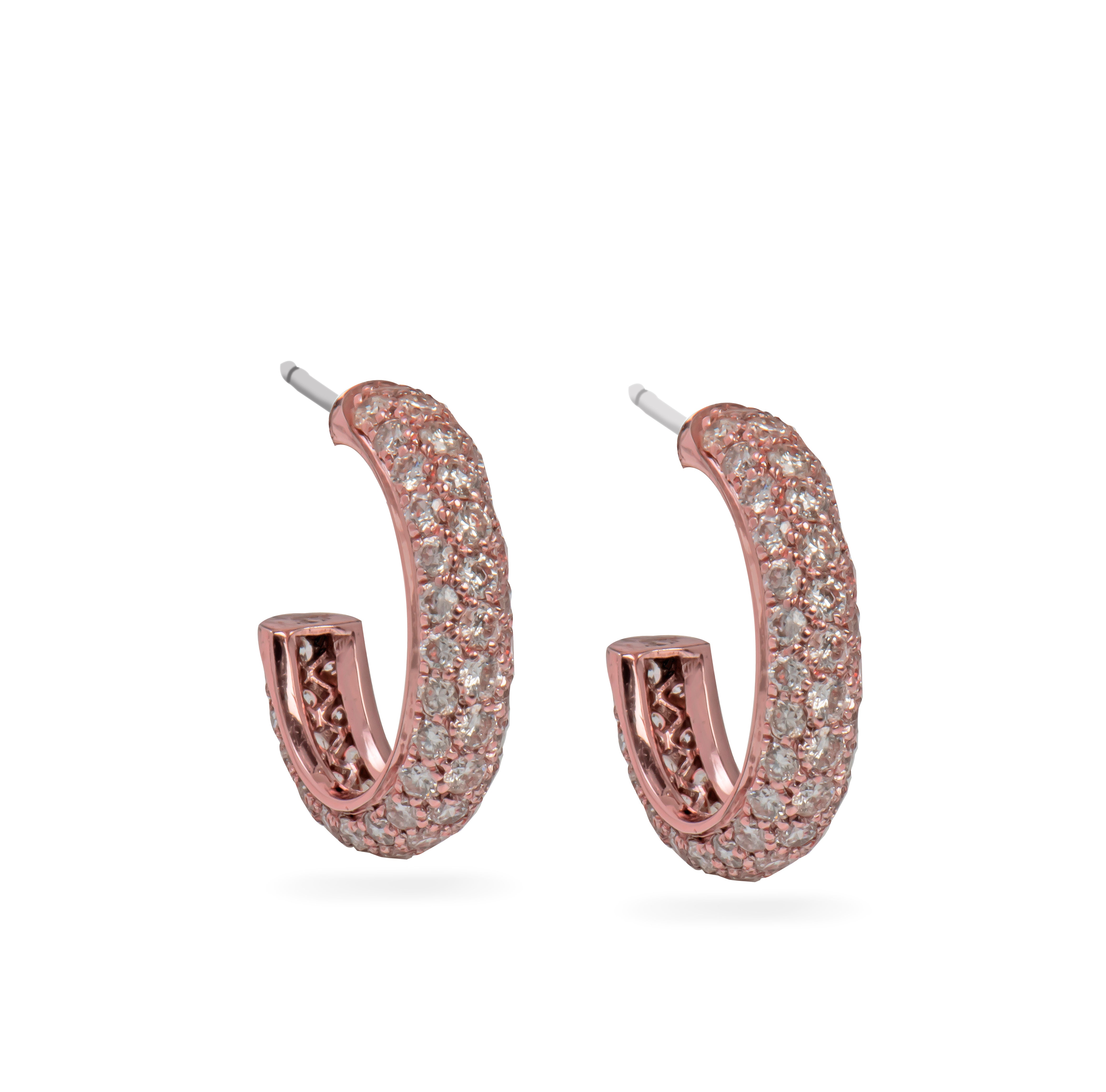 Gold hoop earrings