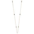 Granada Necklace - Black & White Enamel