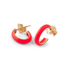 Red luxury gemstone earrings