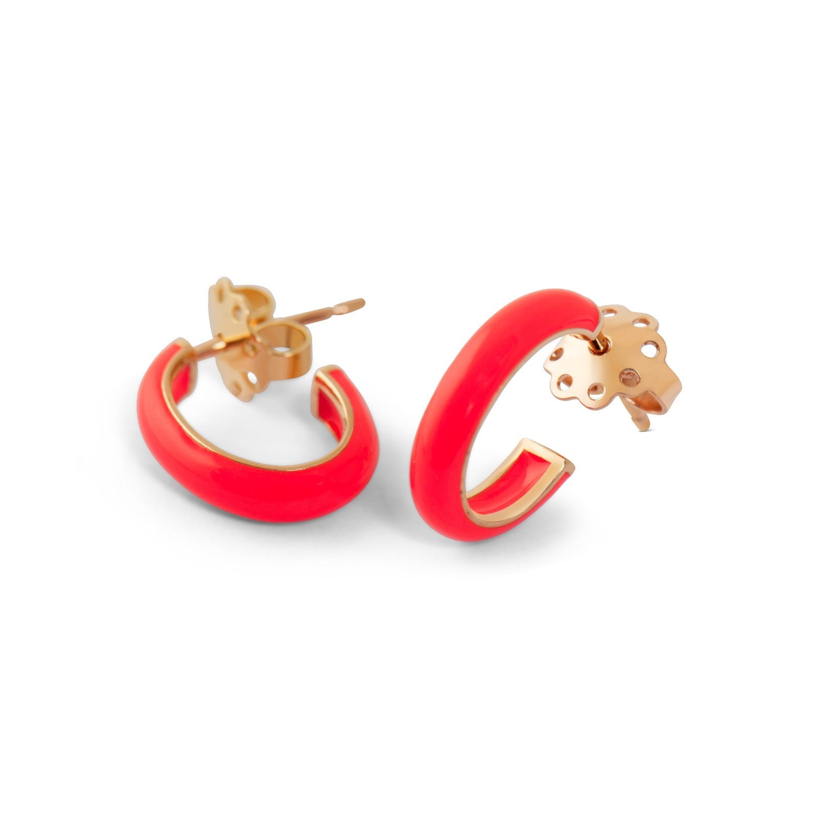 Red luxury gemstone earrings